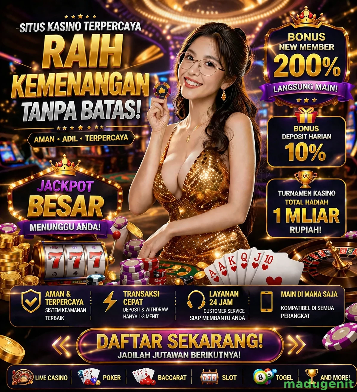 Cara Mendaftar dan Verifikasi Akun di madugenit